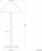 LED Tischlampe Tragbar für Außen Metall mit Produktbild-Vorschau 7