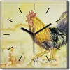 Coloray Uhr auf Leinwand 30x30 cm Wand Uhr Dekoration Produktbild-Vorschau 1