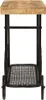 vidaXL Tavolo consolle 112x36x76 cm in legno massiccio di Anteprima dell’immagine prodotto 2