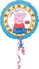 Peppa Wutz Buon Compleanno Folien-Luftballon bunt 43cm Anteprima dell’immagine prodotto 1