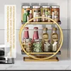2-stöckiger Make up Organizer Metall Parfüm Organizer für Produktbild-Vorschau 8