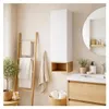 Colonne de rangement OSTER 30cm – meuble suspendu blanc mat Voir les images du produit 2