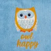 Egeria Kinder Handtuch - Eule 50 x 90 cm hellblau Eule, Produktbild-Vorschau 2