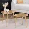 riess-ambiente 2er Set Couchtisch ELEMENTS 50cm gold Metall Produktbild-Vorschau 1