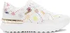 Guess Vinsa Logo-Laufschuhe in Weiß mit bunten Akzenten für Produktbild-Vorschau 10