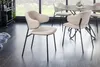 Design Stuhl VOGUE greige Bouclé schwarze Metallbeine Produktbild-Vorschau 4