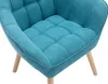 CASERTA Sessel in blauem Stoff Produktbild-Vorschau 5
