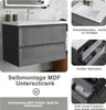 Waschtisch mit Unterschrank 80cm Alast Badmöbel Set Produktbild-Vorschau 5
