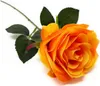 künstliche Rose SIMONE gelb orange H. 45cm D. 7 cm Emerald Produktbild-Vorschau 1