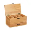 scatola da cucito relaxdays marrone Anteprima dell’immagine prodotto 10