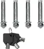 ECD Germany 3x Parkplatzsperre klappbar, eckig, 70cm, Produktbild-Vorschau 5
