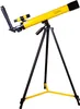 A yellow National Geographic telescope on a black tripod against a white background. Podgląd zdjęcia produktu