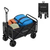 Bollerwagen Faltbar, Für Camping Einkaufen, Belastbar Bis Produktbild-Vorschau 2