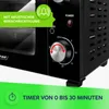 MPM Mini Backofen 10 L 1300 W Kompakter Tischbackofen Produktbild-Vorschau 4