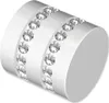 A close-up, studio shot of a decorative end cap for a curtain rod. Produktbild-Vorschau