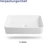 DeerValley  DV-1V032 Waschbecken Weißes Rechteckiges Produktbild-Vorschau 5