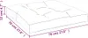vidaXL Palettenkissen Rot 70x70x12 cm Stoff Produktbild-Vorschau 8