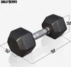 GORILLA SPORTS® Hexagon Kurzhanteln - 8kg Gewichte, Produktbild-Vorschau 3