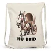 Hü Brid Lustiges Pferd Turnbeutel - Umweltbewusstes Produktbild-Vorschau 3