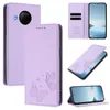 Lederhülle für Xiaomi Mi 10T Lite, Schmetterling Prägung Produktbild-Vorschau 2