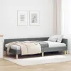 vidaXL Eckbettgestell Dunkelgrau 90 x 200 cm Stoff Produktbild-Vorschau 2