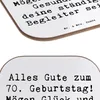 Mr. & Mrs. Panda Untersetzer Glas Spruch 70. Geburtstag Produktbild-Vorschau 5