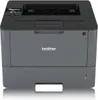 A front view of a Brother HL-L5100DN monolaserdrucker. Produktbild-Vorschau