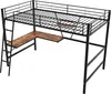 okwish Hochbett 90x200 cm, Bettgestell Metallbett Eisenbett Produktbild-Vorschau 9