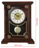 PRIM Retro Lotus Tischuhr Dunkelbraun 24,3 x 30,8 cm Produktbild-Vorschau 7