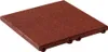 Fallschutzplatte / Gummimatte 500x500x40mm rot Produktbild-Vorschau 1