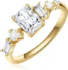 Glanzstücke München Ring Sterling Silber Zirkonia Opal Produktbild-Vorschau 3