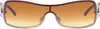 Gil Damen Monoscheiben Sonnenbrille Braun Produktbild-Vorschau 2