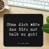 Mr. & Mrs. Panda Mousepad Spruch Sekretärin Beste - Schwarz Produktbild-Vorschau 2