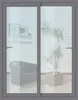 Schiebetür Kunststoff anthrazit mit ESG 2100x2100 mm Produktbild-Vorschau 1