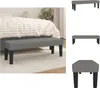 vidaXL Sitzbank Dunkelgrau 100x30x30 cm Stoff -  Sitzbänke Produktbild-Vorschau 1