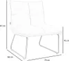 Bronx71 Samt Sessel Malaga modern rosa Produktbild-Vorschau 3