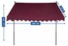 Aga Markiza teleskopowa 300x120 cm Burgund Podgląd zdjęcia produktu 7