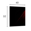 Glasschneidebrett 40x52 Schwarz Produktbild-Vorschau 2