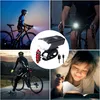 2x LED svetlo na bicykel Zadná strana Akumulátorová sada Náhľad obrázku produktu 2