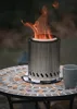 Volcano Medium steel Feuerkorb Feuerschale Tischfeuerstelle Produktbild-Vorschau 4