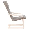 relaxační křeslo vidaXL Taupe Fabric Náhled obrázku produktu 5