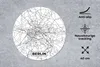 MuchoWow® Mauspad Mousepad Berlin - Karte - Stadtplan 40x40 Produktbild-Vorschau 2