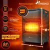 TRESKO® 4200 Watt Gasheizer Anthrazit inkl. Gasdruckregler Produktbild-Vorschau 2