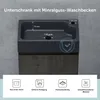 doporro Mobile Bagno Sospeso con Lavabo Set di Mobili da Anteprima dell’immagine prodotto 3