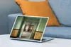 MuchoWow® Laptop Aufkleber Sticker Cover Tür - Grün - Produktbild-Vorschau 4