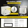 Stahl-Elektrokasten - 8 x 8 x 6 Zoll - Kohlenstoffstahl - Produktbild-Vorschau 6