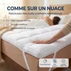 CASABEL Surmatelas Nuage 140 x 190 cm Extra Épais en Voir les images du produit 2