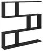 vidaXL Étagère murale en bois imitation chêne noir, 80 x 12 Voir les images du produit 1