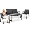 Springos® 4-teilig Gartenmöbel Set für 4 Personen Tisch Produktbild-Vorschau 11