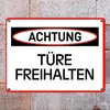 Türe freihalten Warn- und Hinweisschild im modernen Design Produktbild-Vorschau 7